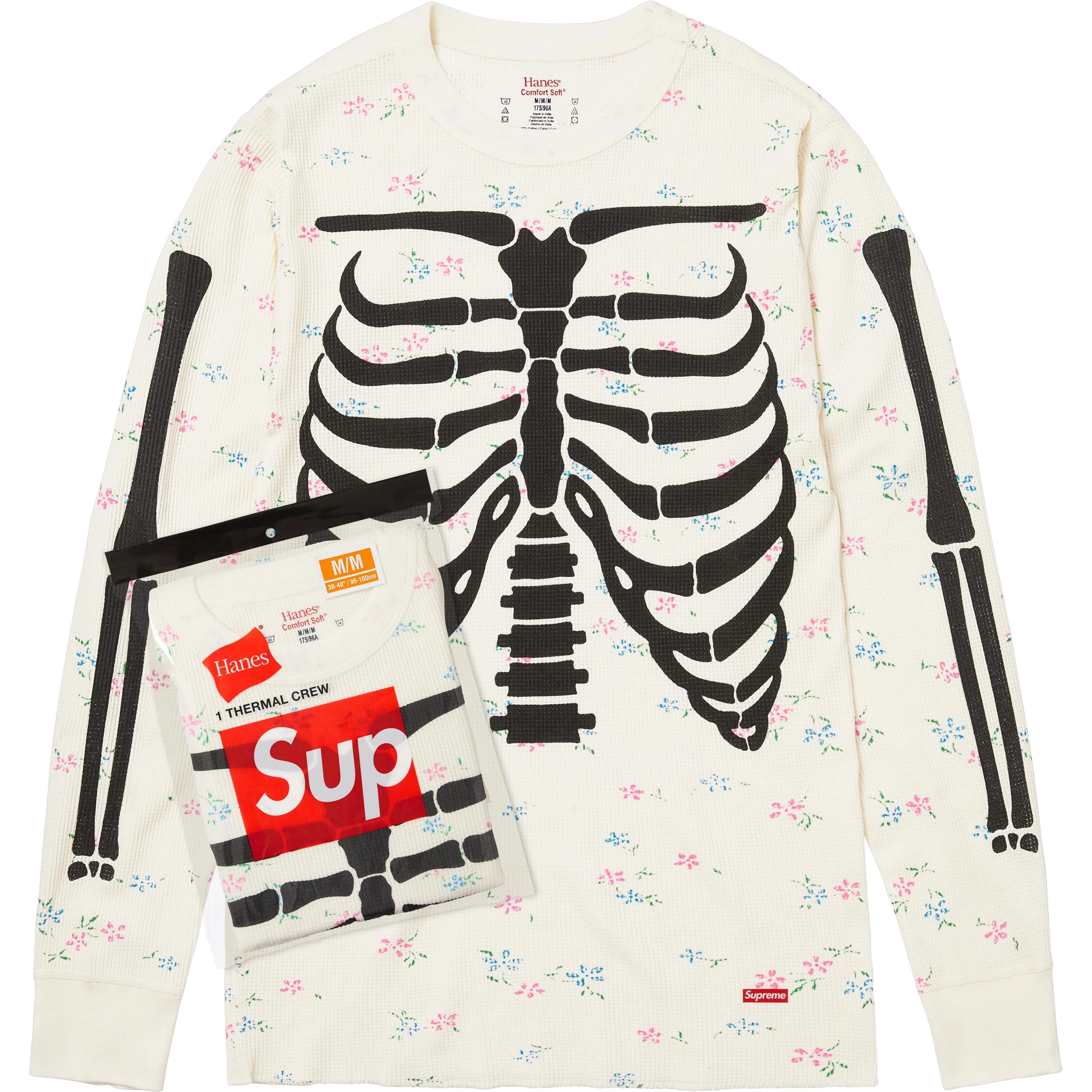Supreme®/Hanes® Bones Thermal Crew (1 Pack) view 3